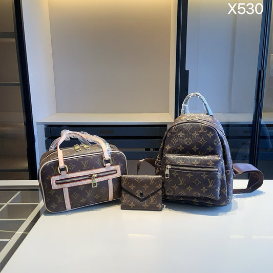 【ルイ・ヴィトン】3点セット☆クラシックバックパックセット|可愛くて実用的な大容量デザイン♪