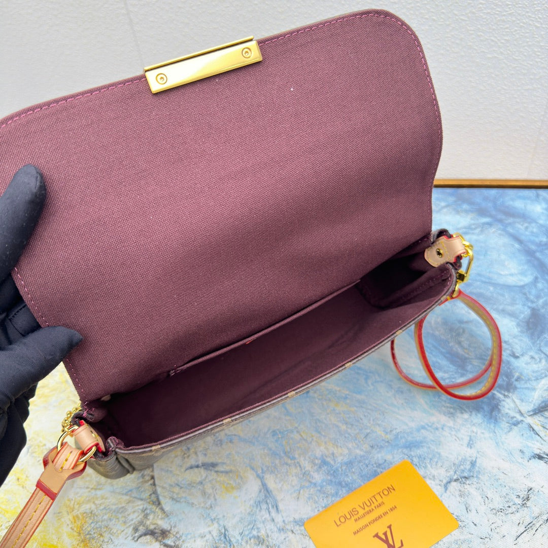 【ルイヴィトン】Favoriteミディアムバッグ 2WAY仕様 洗練された定番デザイン