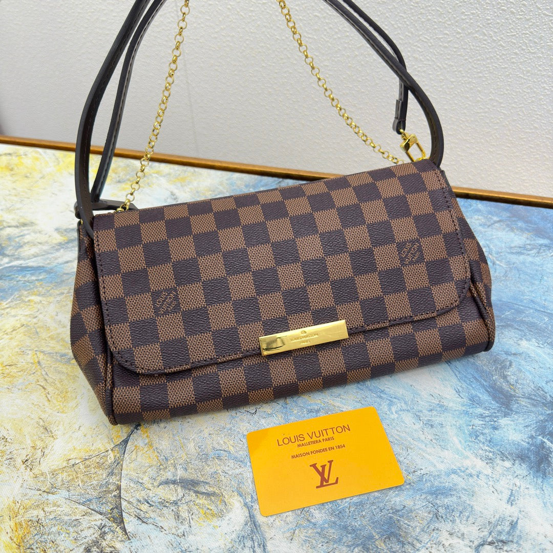 【ルイヴィトン】Favoriteミディアムバッグ 2WAY仕様 洗練された定番デザイン