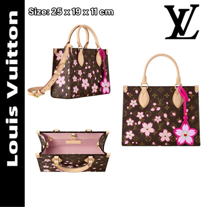 【ルイヴィトン】可愛すぎる♡村上隆コラボ 桜TM オンザゴーPM バッグM13269