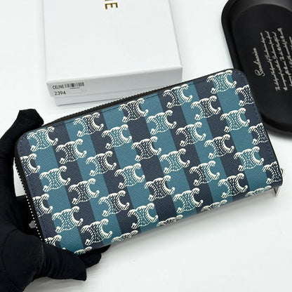 【セリーヌ】新作★ラージ ジップウォレット / グレインドカーフスキン3色