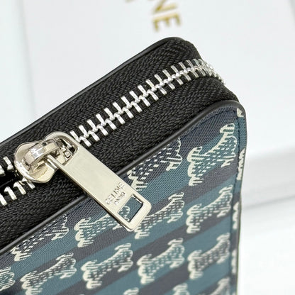 【セリーヌ】新作★ラージ ジップウォレット / グレインドカーフスキン3色