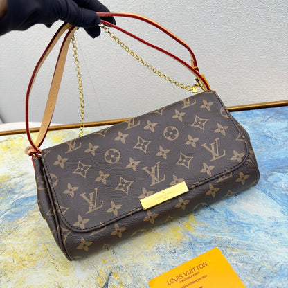 【ルイヴィトン】Favoriteミディアムバッグ 2WAY仕様 洗練された定番デザイン