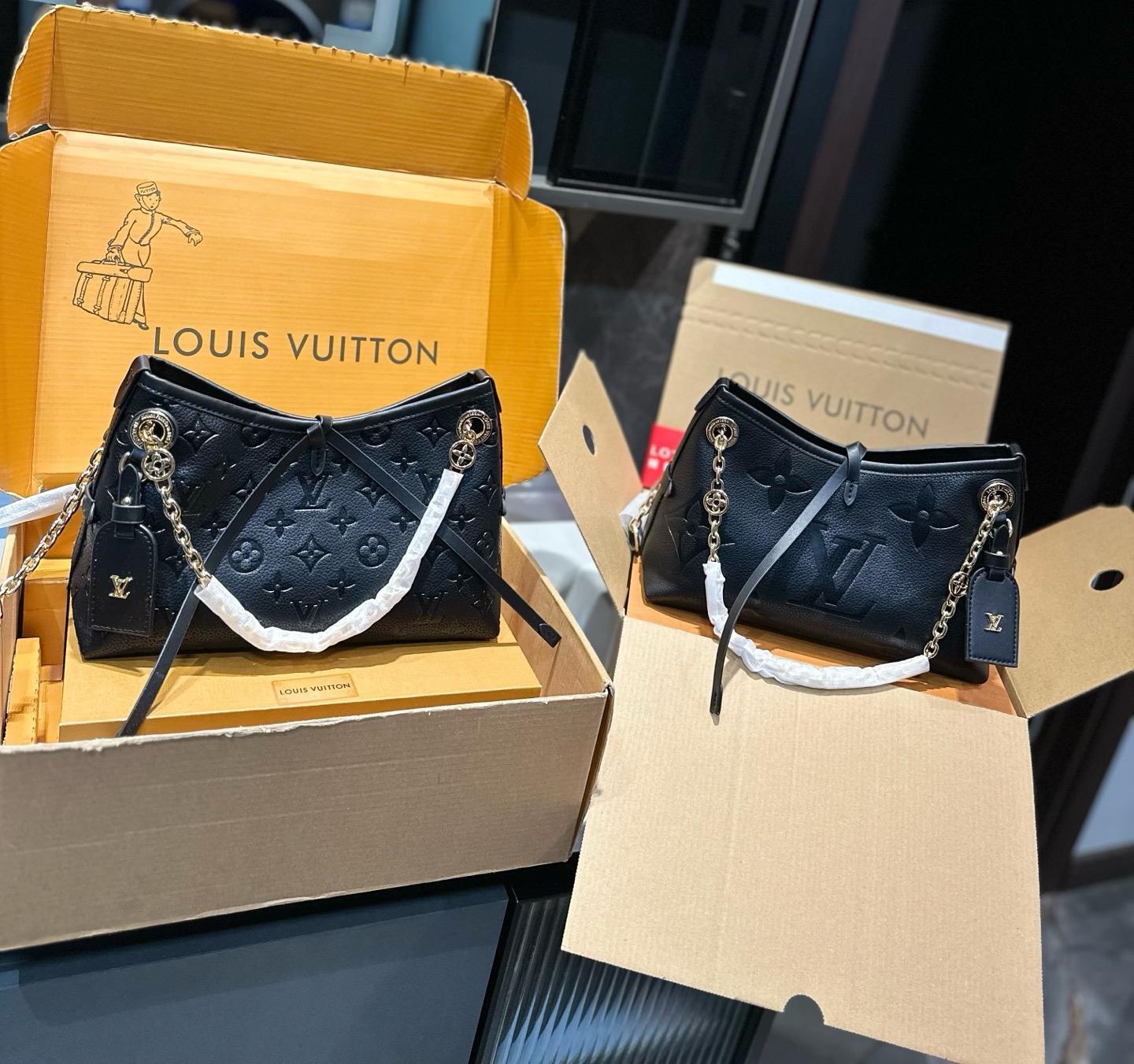 【ルイヴィトン】♢キャリーオール｜三色展開、優雅で存在感抜群♪最速発送中